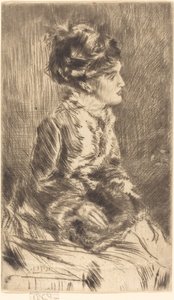 ザ・マフ 作： James Abbott McNeill Whistler