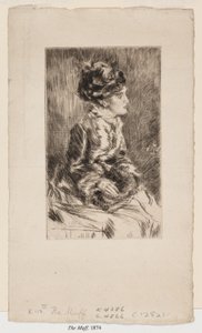 ザ・マフ 作： James Abbott McNeill Whistler