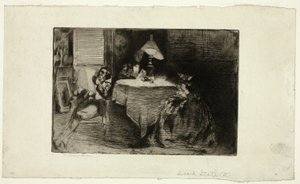 ミュージックルーム 作： James Abbott McNeill Whistler