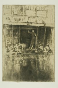 ピエロ 作： James Abbott McNeill Whistler