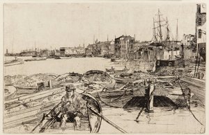 プール 作： James Abbott McNeill Whistler