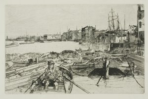 プール 作： James Abbott McNeill Whistler