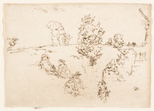 城壁、サンドイッチ 作： James Abbott McNeill Whistler