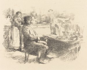 靴屋 作： James Abbott McNeill Whistler