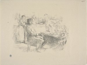 靴屋 作： James Abbott McNeill Whistler