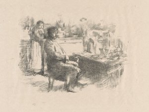 靴職人 作： James McNeill Whistler