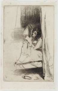 スリッパ 作： James Abbott McNeill Whistler