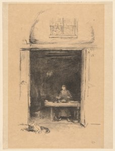 ザ・スミス、パサージュ・デュ・ドラゴン 作： James Abbott McNeill Whistler