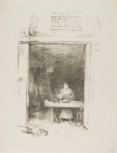 ザ・スミス、パッサージュ・デュ・ドラゴン 作： James Abbott McNeill Whistler