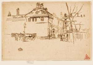 お寺 作： James Abbott McNeill Whistler