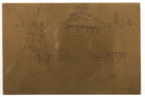 お寺 作： James Abbott McNeill Whistler