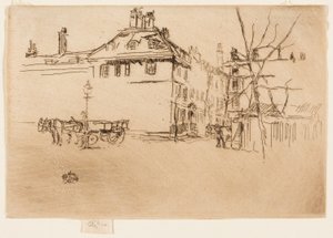 お寺 作： James Abbott McNeill Whistler