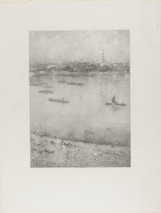 テムズ川 作： James Abbott McNeill Whistler