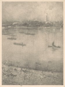テムズ川 作： James Abbott McNeill Whistler