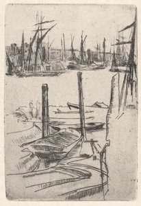 小さなプール 作： James Abbott McNeill Whistler