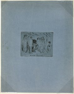 自然からの12のエッチング」のタイトルページ 作： James McNeill Whistler