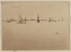 タレットシップ 作： James Abbott McNeill Whistler