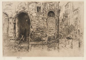 二つの戸口 作： James Abbott McNeill Whistler