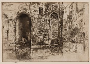 二つの戸口 作： James Abbott McNeill Whistler