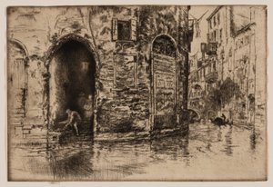 二つの戸口 作： James Abbott McNeill Whistler