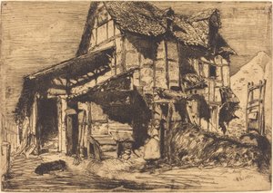 安全でない長屋 作： James Abbott McNeill Whistler