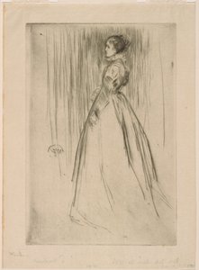 ベルベットのドレス (レイランド夫人) 作： James Abbott McNeill Whistler
