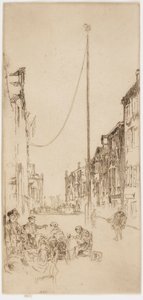 ベネチアンマスト 作： James Abbott McNeill Whistler