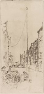 ベネチアンマスト 作： James Abbott McNeill Whistler
