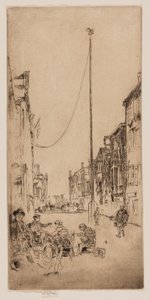 ベネチアンマスト 作： James Abbott McNeill Whistler