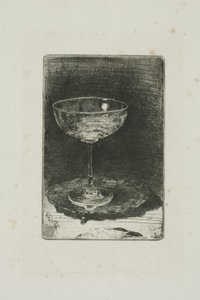 ワイングラス 作： James Abbott McNeill Whistler
