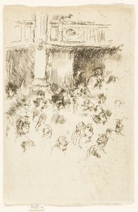 劇場、ロシュ 作： James Abbott McNeill Whistler