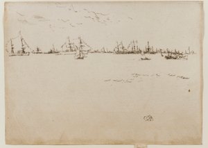 軍艦 作： James Abbott McNeill Whistler