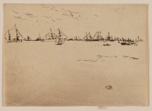 軍艦 作： James Abbott McNeill Whistler