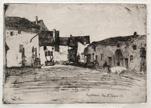 自然からの12のエッチング  リバダン 作： James McNeill Whistler