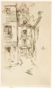 大聖堂の下、ブロワ 作： James Abbott McNeill Whistler