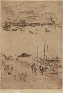 アップライト ベニス 作： James Abbott McNeill Whistler