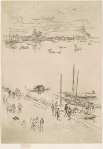 アップライト ベニス 作： James Abbott McNeill Whistler