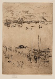 アップライト ベニス 作： James Abbott McNeill Whistler