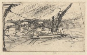ボクスホール橋 作： James Abbott McNeill Whistler