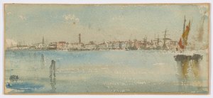 ベニス ハーバー 作： James Abbott McNeill Whistler