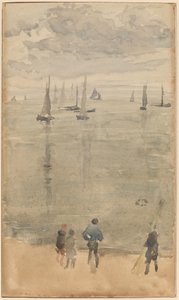 ヴァイオレット [注?]…漁船の帰還 作： James Abbott McNeill Whistler