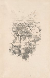 ヴィトレ運河 作： James McNeill Whistler