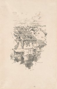 ヴィトレ運河 作： James McNeill Whistler
