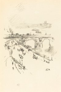 ウォータールー橋 作： James Abbott McNeill Whistler