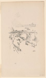 ウォータールー橋 作： James Abbott McNeill Whistler