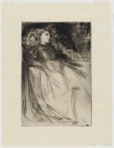 疲れた 作： James Abbott McNeill Whistler