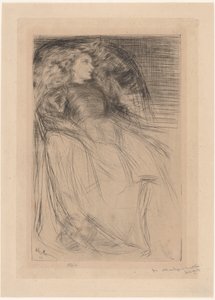 疲れた 作： James Abbott McNeill Whistler
