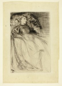 疲れた 作： James Abbott McNeill Whistler