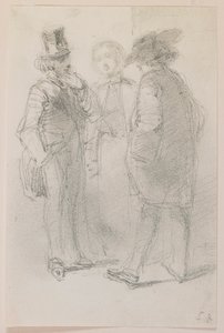 友達とウィスラー 作： James Abbott McNeill Whistler