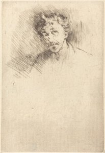 白い錠前のウィスラー 作： James Abbott McNeill Whistler